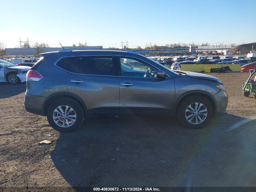 2015 Nissan Rogue Sv VIN: KNMAT2MVXFP518596 Lot: 40830672