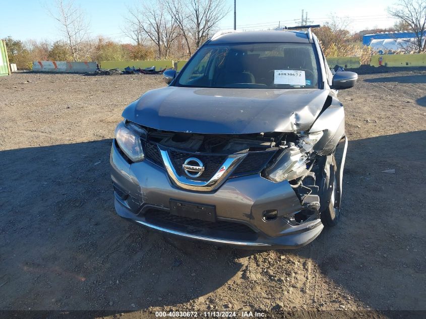 2015 Nissan Rogue Sv VIN: KNMAT2MVXFP518596 Lot: 40830672