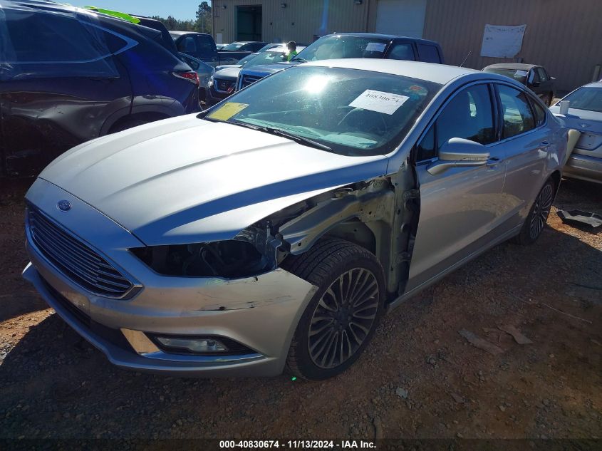 VIN 3FA6P0HD2HR167099 2017 Ford Fusion, SE no.2