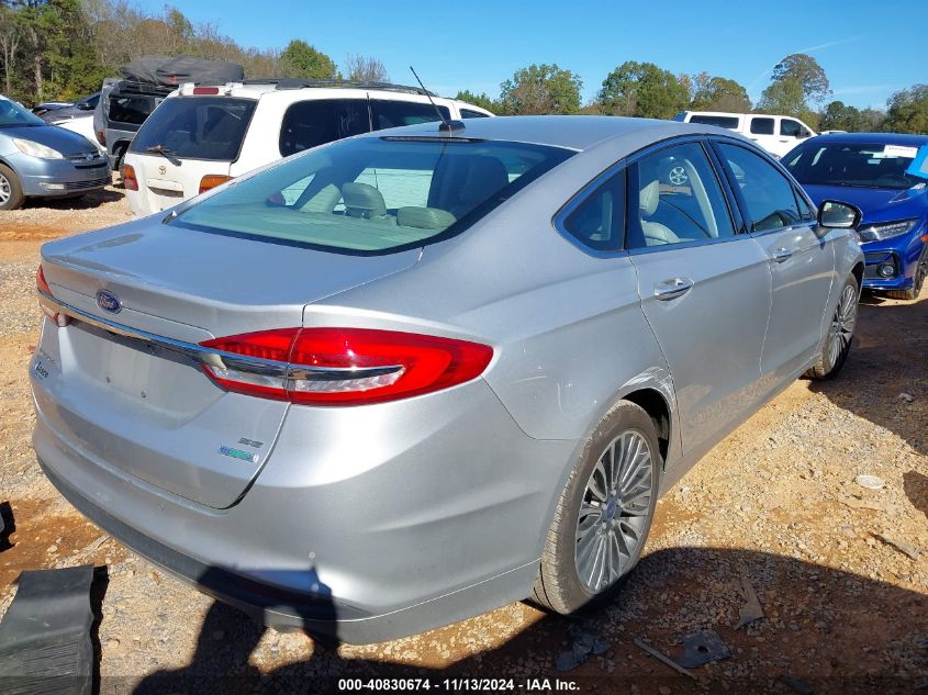 VIN 3FA6P0HD2HR167099 2017 Ford Fusion, SE no.4