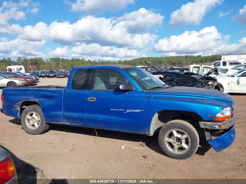 1998 Dodge Dakota Slt/Sport VIN: 1B7FL22P9WS602318 Lot: 40830718