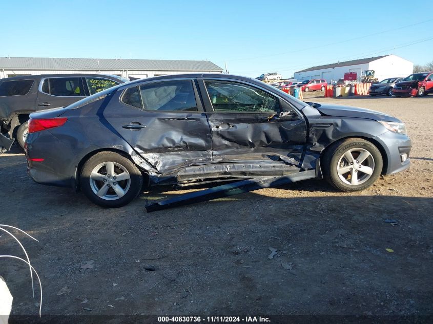 2015 Kia Optima Lx VIN: 5XXGM4A78FG437631 Lot: 40830736