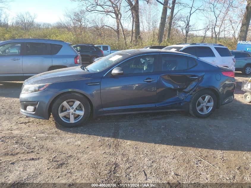 2015 Kia Optima Lx VIN: 5XXGM4A78FG437631 Lot: 40830736