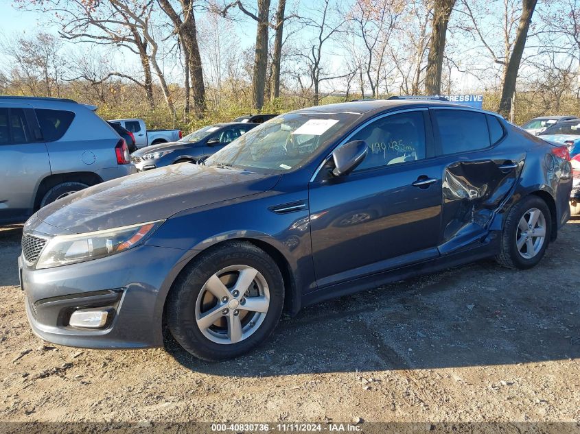 2015 Kia Optima Lx VIN: 5XXGM4A78FG437631 Lot: 40830736