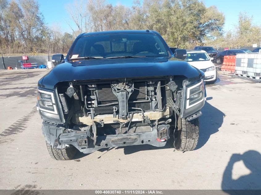 2021 Nissan Titan Pro-4X 4X4 VIN: 1N6AA1ED2MN502386 Lot: 40830740