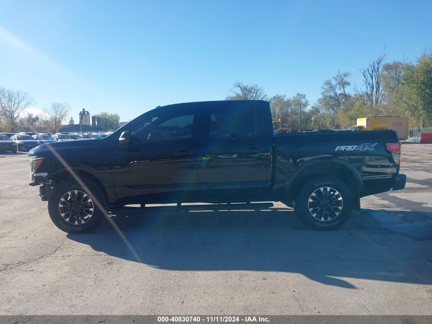 2021 Nissan Titan Pro-4X 4X4 VIN: 1N6AA1ED2MN502386 Lot: 40830740