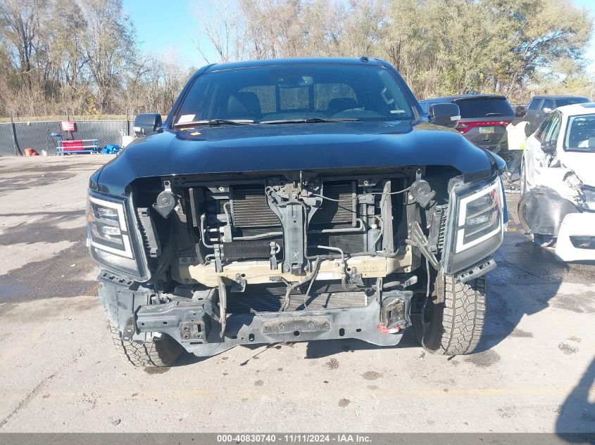 2021 Nissan Titan Pro-4X 4X4 VIN: 1N6AA1ED2MN502386 Lot: 40830740