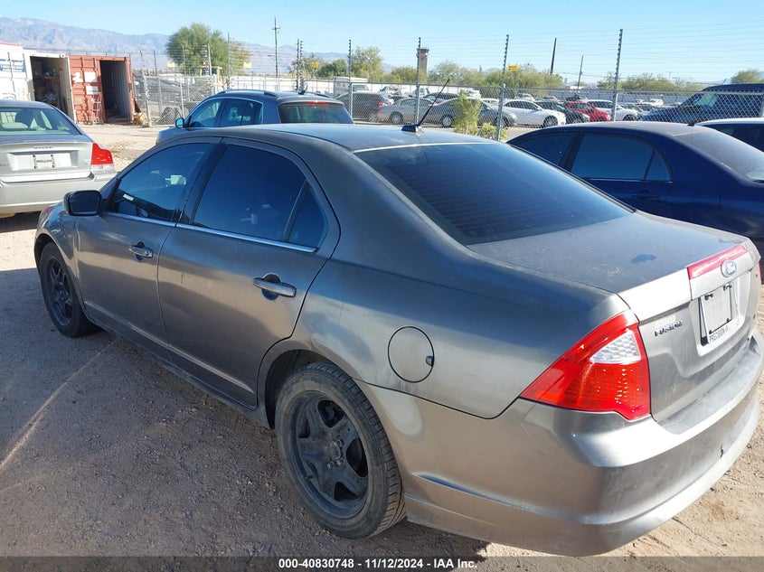 Vin: 3fahp0hgxbr115598, lot: 41320350, ford fusion se 20113