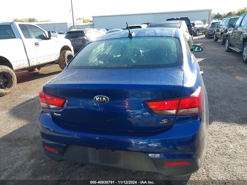 2018 Kia Rio S VIN: 3KPA24AB7JE125284 Lot: 40830791