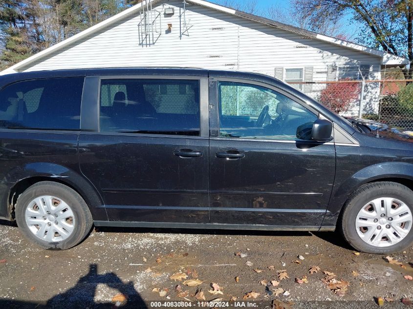 2015 Dodge Grand Caravan Se VIN: 2C4RDGBG8FR658419 Lot: 40830804