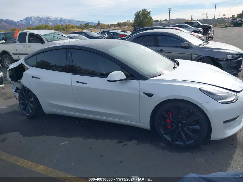 2020 Tesla Model 3 Performance Dual Motor All-Wheel Drive VIN: 5YJ3E1EC1LF807866 Lot: 40830830