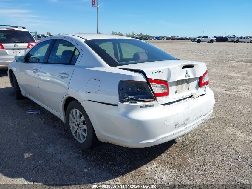 2012 Mitsubishi Galant Fe VIN: 4A32B2FF7CE007266 Lot: 40830837