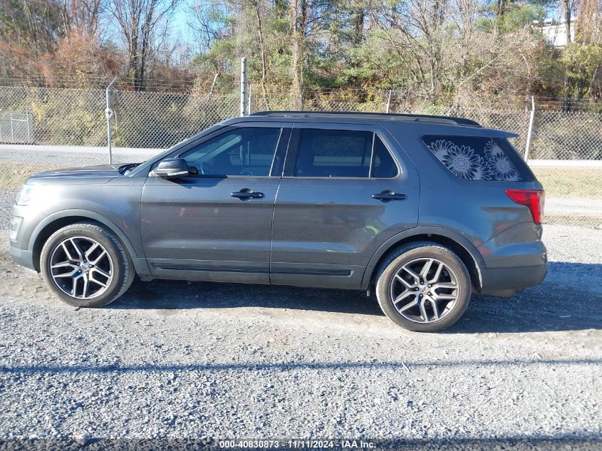 2017 Ford Explorer Sport VIN: 1FM5K8GT5HGD50317 Lot: 40830873