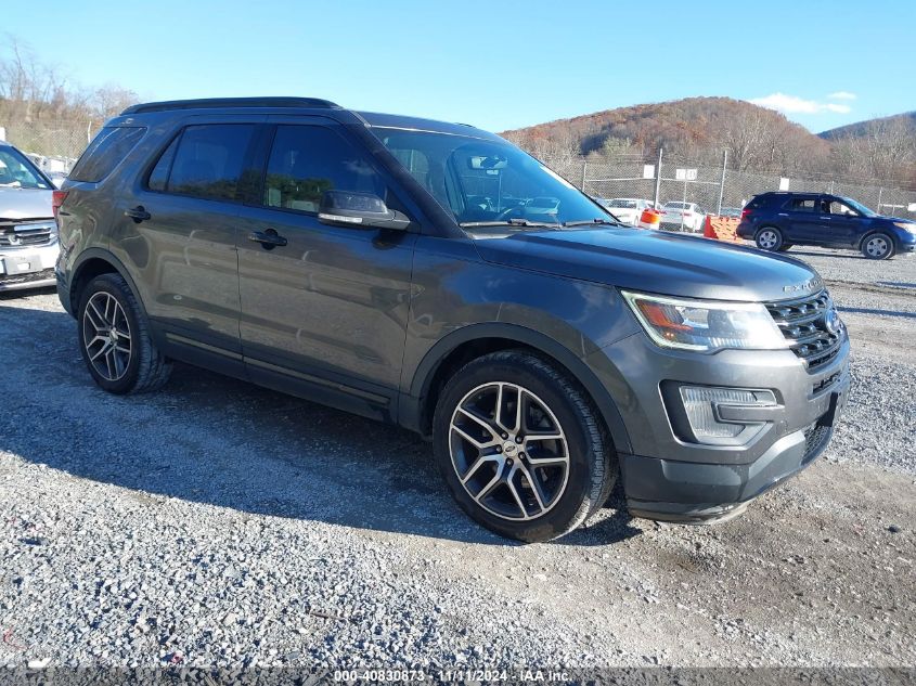 VIN 1FM5K8GT5HGD50317 2017 Ford Explorer, Sport no.1