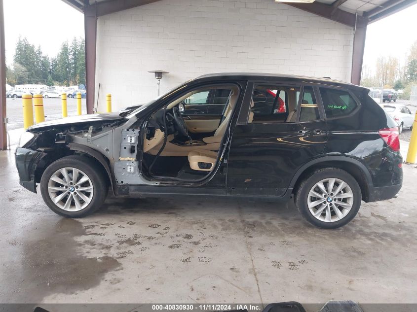 2017 BMW X3 xDrive28I VIN: 5UXWX9C57H0T03952 Lot: 40830930