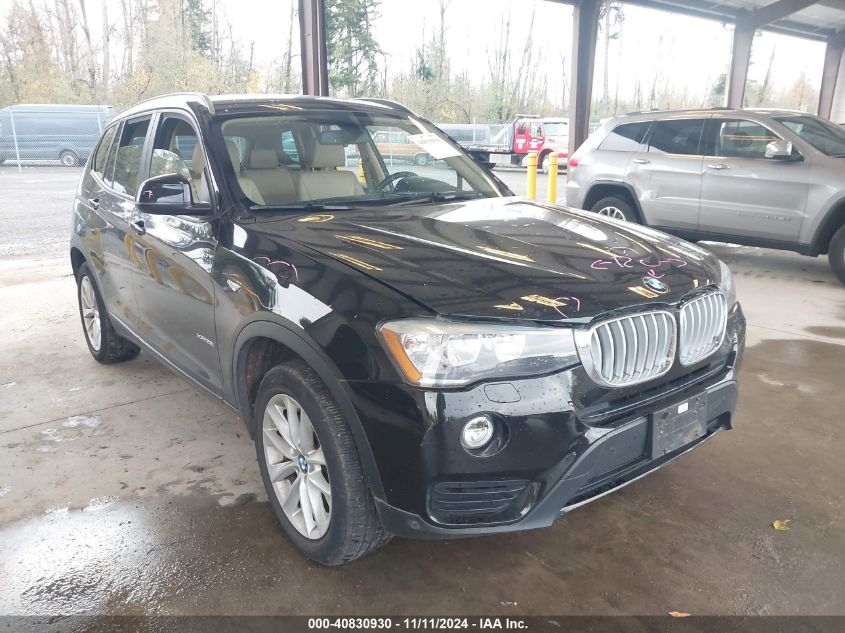 VIN 5UXWX9C57H0T03952 2017 BMW X3, Xdrive28I no.1