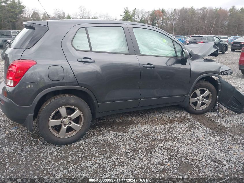 2016 Chevrolet Trax 1Ls VIN: 3GNCJNSB4GL262419 Lot: 40830955