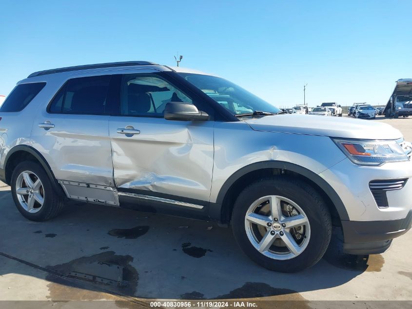 2019 Ford Explorer Xlt VIN: 1FM5K7D83KGA95930 Lot: 40830956