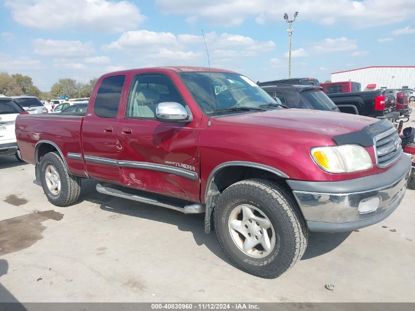 2002 Toyota Tundra Sr5 VIN: 5TBRN34122S267100 Lot: 40830960