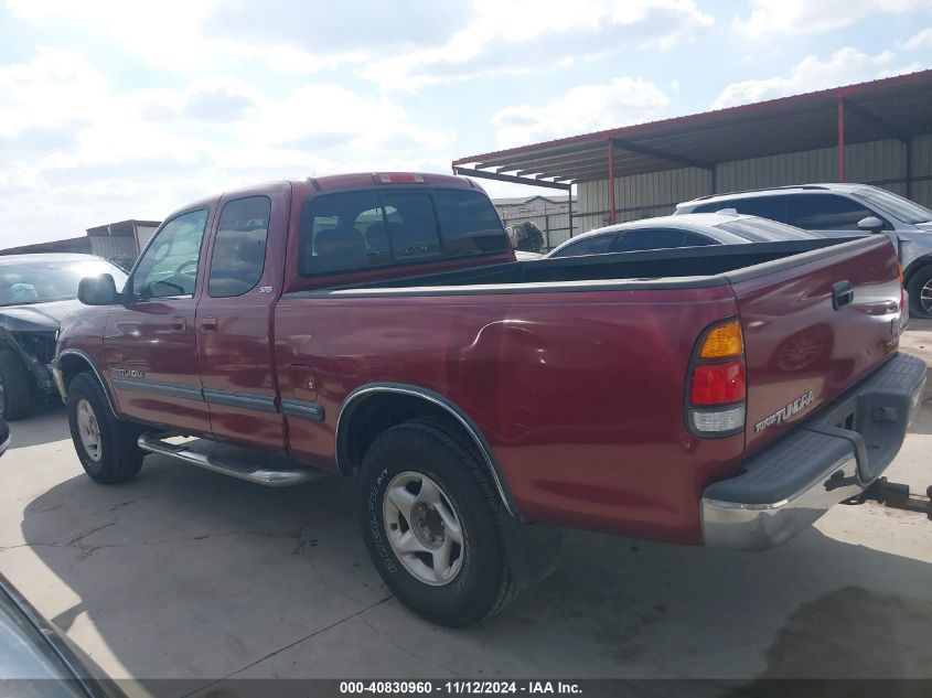 2002 Toyota Tundra Sr5 VIN: 5TBRN34122S267100 Lot: 40830960