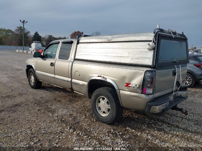 2001 GMC Sierra 1500 Sle VIN: 2GTEK19V711332639 Lot: 40830967