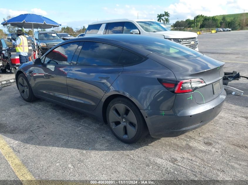 2022 TESLA MODEL 3 REAR-WHEEL DRIVE - 5YJ3E1EA2NF250502