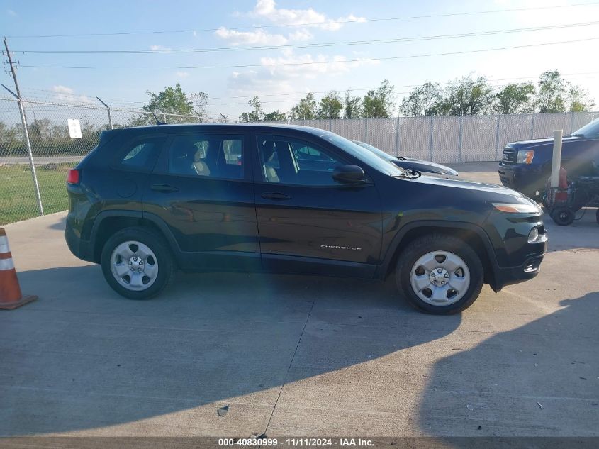 2014 Jeep Cherokee Sport VIN: 1C4PJLAB6EW217103 Lot: 40830999