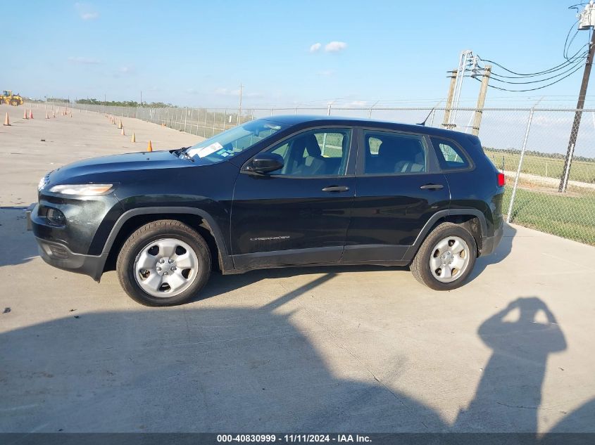 2014 Jeep Cherokee Sport VIN: 1C4PJLAB6EW217103 Lot: 40830999