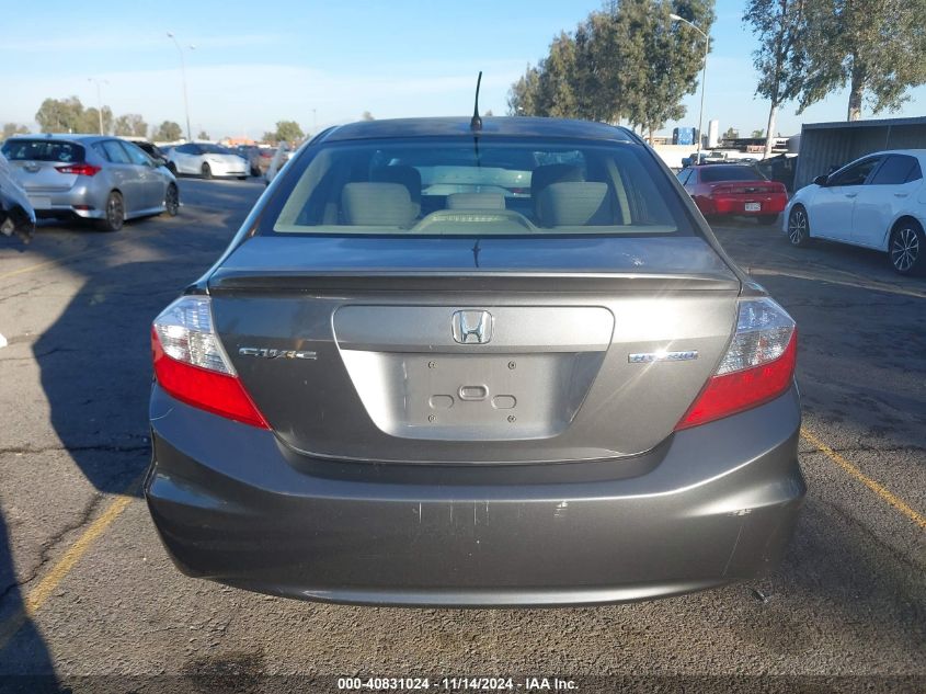 2012 Honda Civic Hybrid VIN: JHMFB4F23CS009299 Lot: 40831024