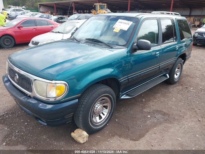 1998 Mercury Mountaineer VIN: 4M2ZU52P7WUJ23406 Lot: 40831028