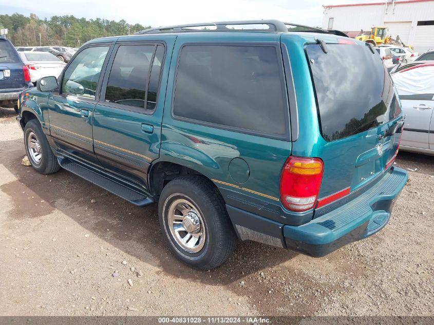 1998 Mercury Mountaineer VIN: 4M2ZU52P7WUJ23406 Lot: 40831028