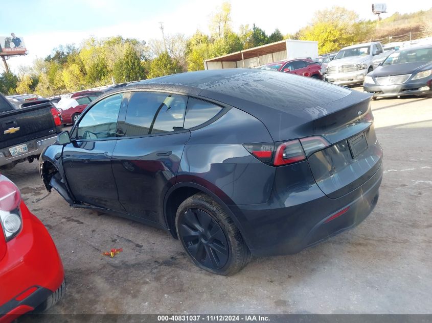 2024 Tesla Model Y Long Range Dual Motor All-Wheel Drive VIN: 7SAYGDEE7RA323941 Lot: 40831037