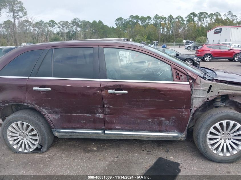 2012 Lincoln Mkx VIN: 2LMDJ6JK3CBL16657 Lot: 40831039