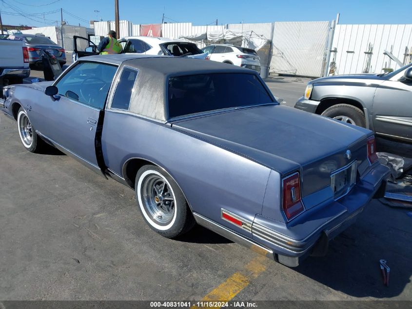 1984 Pontiac Grand Prix Le VIN: 1G2AK37HXEB230799 Lot: 40831041