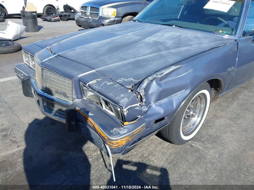 1984 Pontiac Grand Prix Le VIN: 1G2AK37HXEB230799 Lot: 40831041