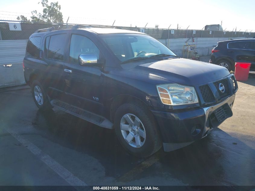 2006 Nissan Armada Se VIN: 5N1AA08A46N740463 Lot: 40831059