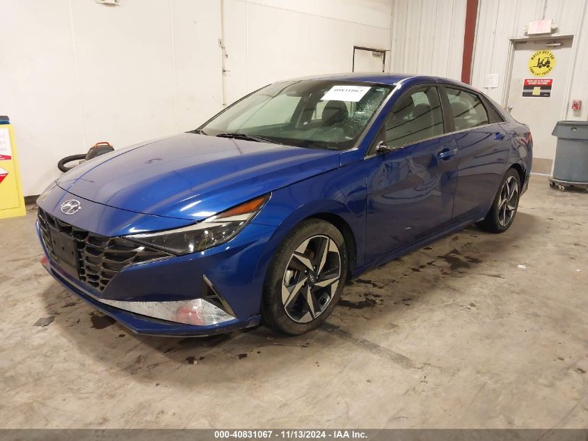 2021 Hyundai Elantra Limited VIN: KMHLP4AGXMU131653 Lot: 40831067