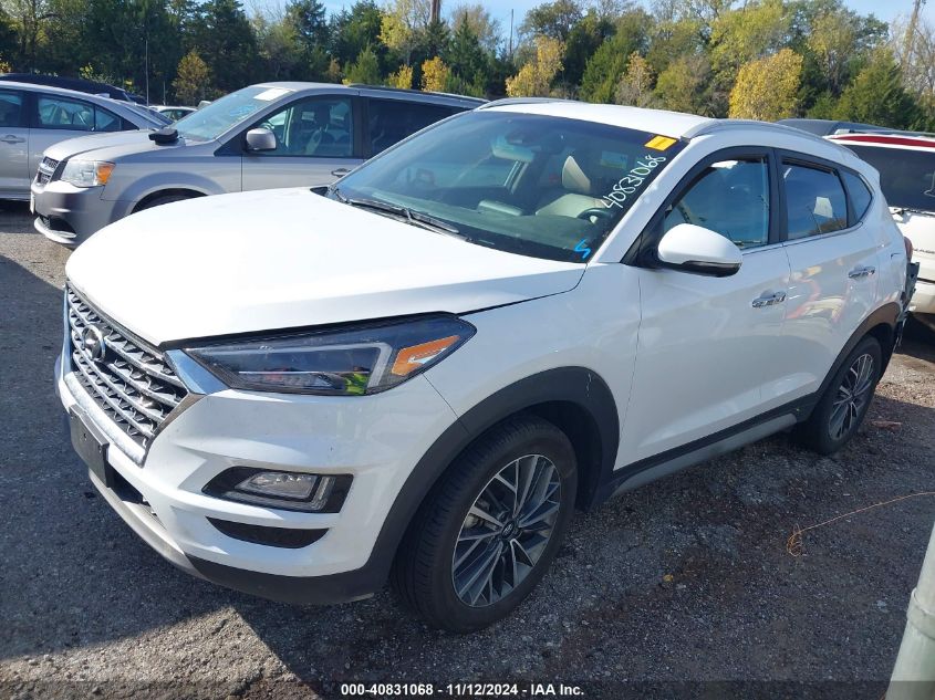 2021 Hyundai Tucson Limited VIN: KM8J3CAL9MU343535 Lot: 40831068