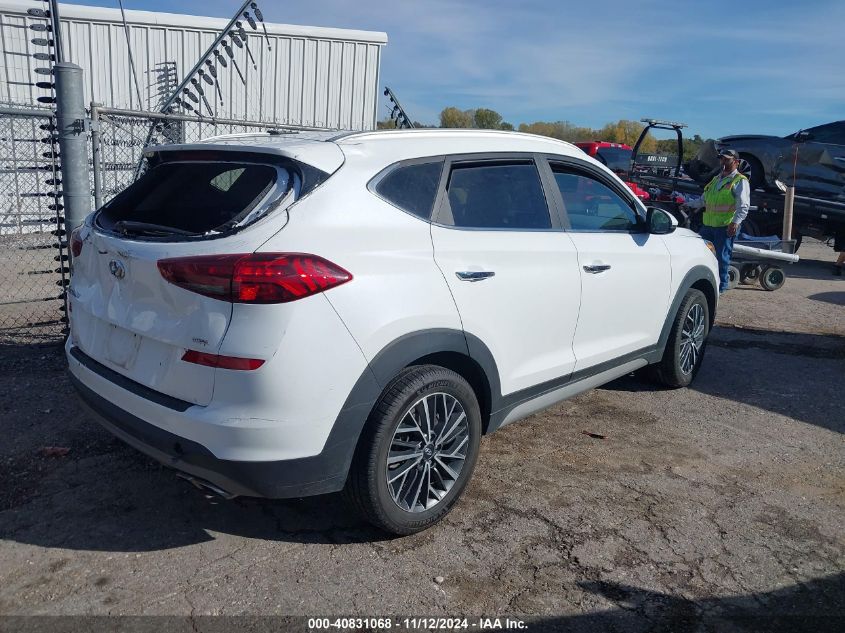 2021 Hyundai Tucson Limited VIN: KM8J3CAL9MU343535 Lot: 40831068