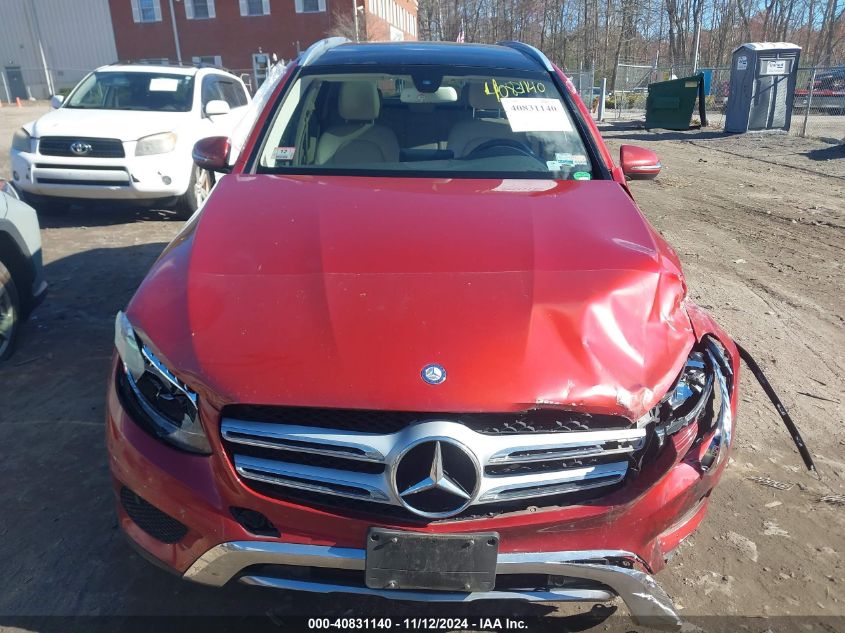 2016 Mercedes-Benz Glc 300 4Matic VIN: WDC0G4KB9GF019178 Lot: 40831140