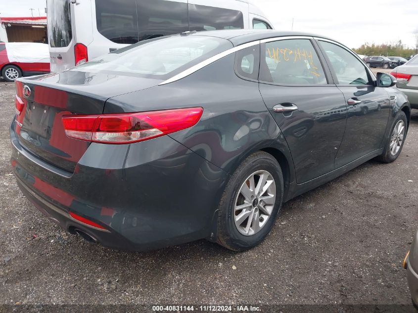 2016 Kia Optima Lx VIN: KNAGT4L36G5085018 Lot: 40831144