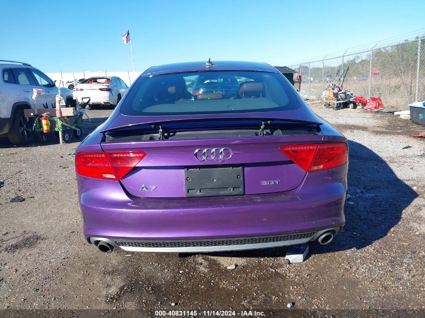 2013 Audi A7 3.0T Premium VIN: WAU3GAFC4DN072809 Lot: 40831145