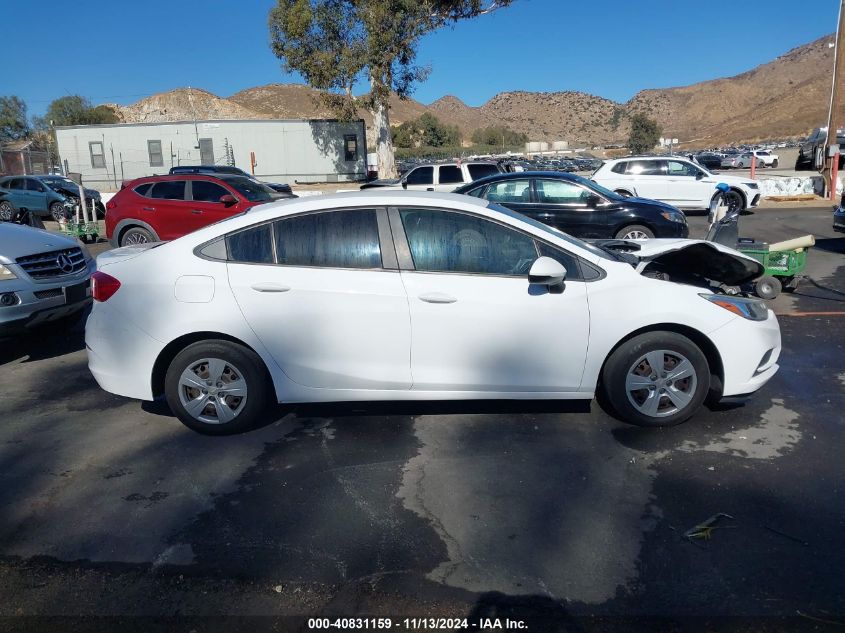 2017 Chevrolet Cruze Ls Auto VIN: 1G1BC5SM7H7153354 Lot: 40831159