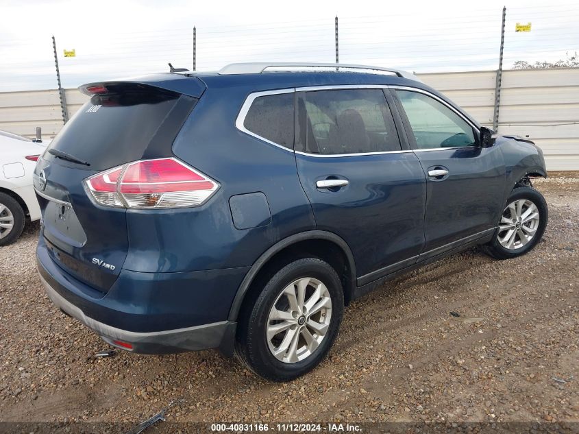 2015 Nissan Rogue Sv VIN: 5N1AT2MK3FC884845 Lot: 40831166