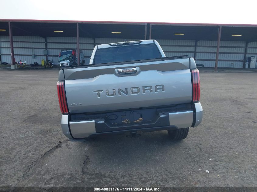 2024 Toyota Tundra Hybrid Capstone VIN: 5TFVC5DB1RX066681 Lot: 40831176