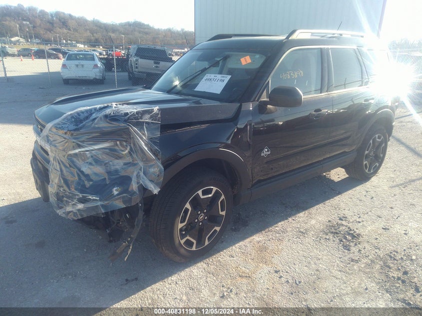 Vin: 3fmcr9c63mra38623, lot: 41320800, ford bronco sport outer banks 20212