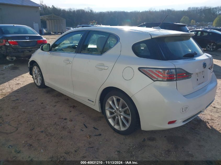 VIN JTHKD5BH1D2168512 2013 Lexus CT, 200H no.3