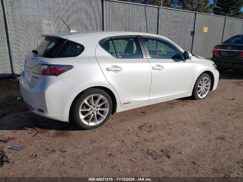 VIN JTHKD5BH1D2168512 2013 Lexus CT, 200H no.4