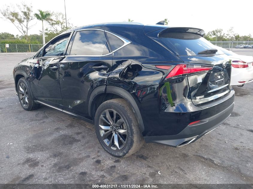 VIN JTJSARBZ0M2178732 2021 Lexus NX 300, F Sport no.3