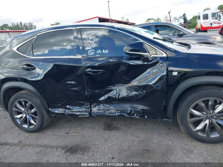 2021 Lexus Nx F Sport VIN: JTJSARBZ0M2178732 Lot: 40831217